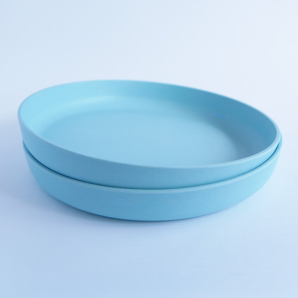 LimaLimes Bamboo Deep Plates - Blue