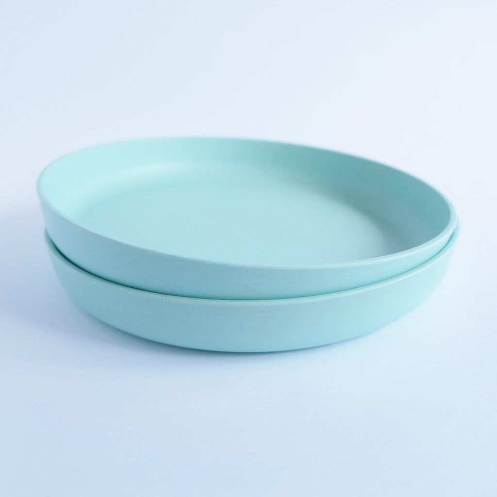 LimaLimes Bamboo Deep Plates - Green