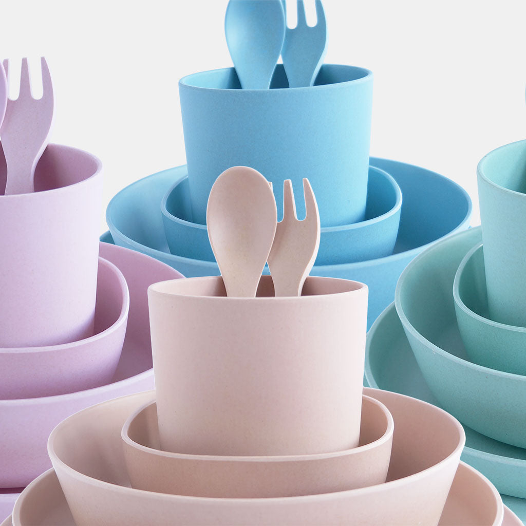 Kids Bamboo Dinnerware Sets