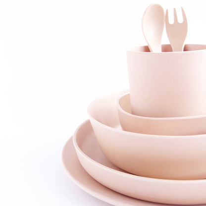 LimaLimes Bamboo Dinnerware Set - Beige