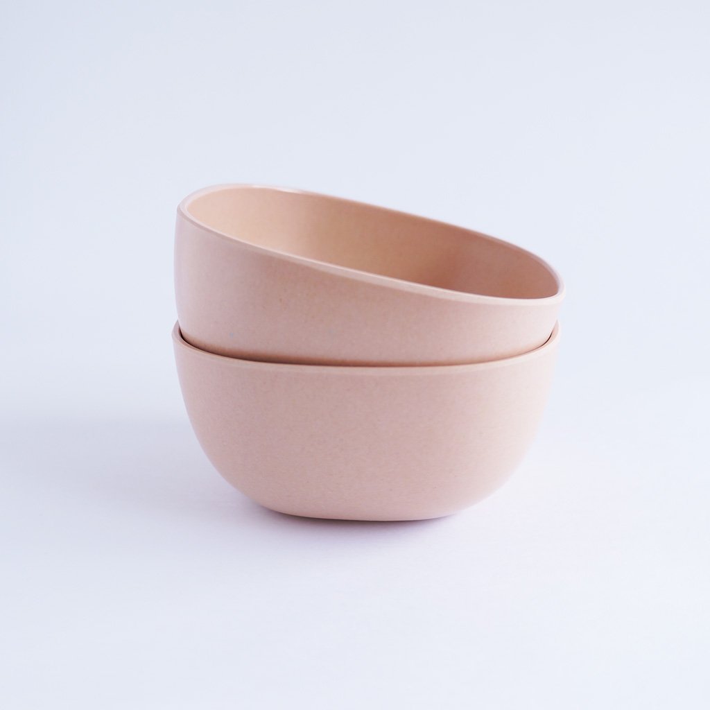 LimaLimes Small Bamboo Bowls - Beige