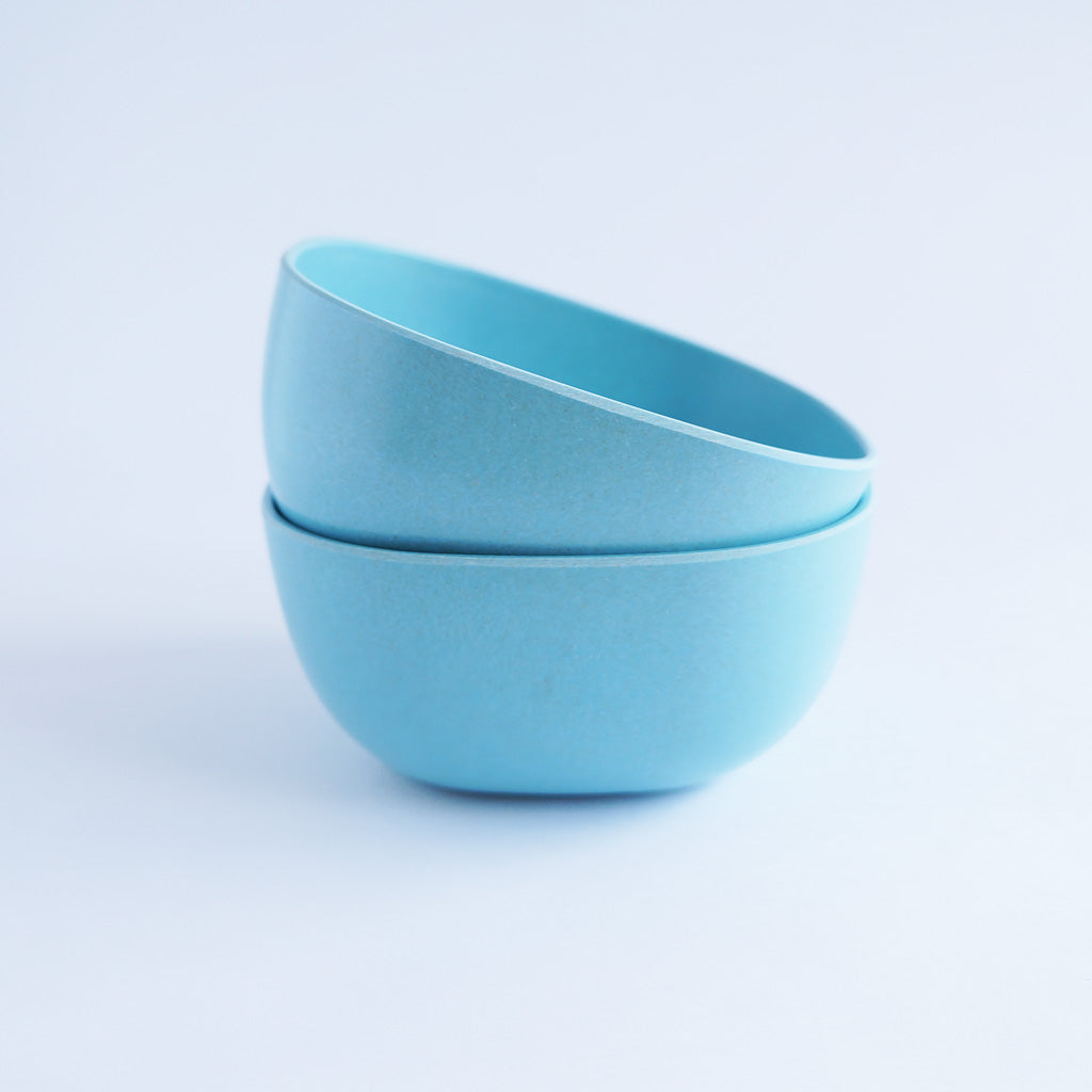 LimaLimes Small Bamboo Bowls - Blue
