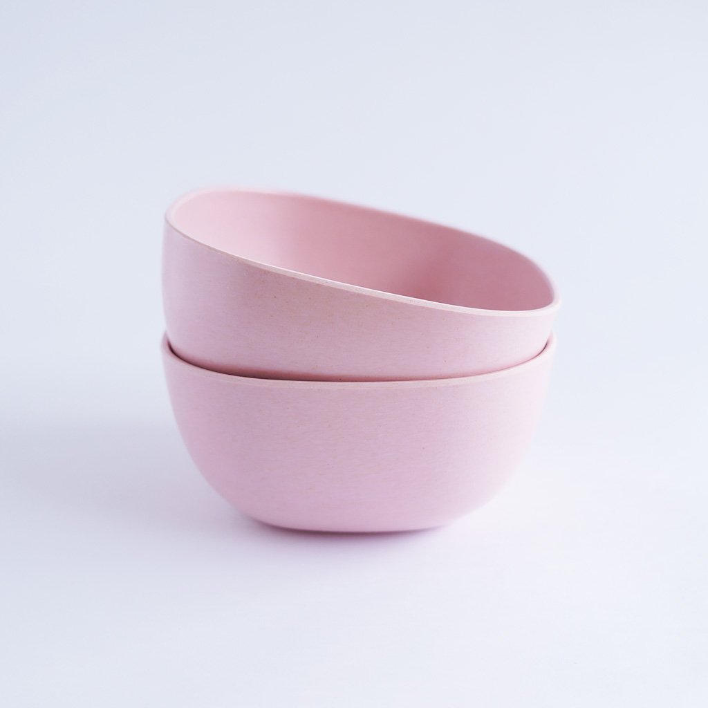 LimaLimes Small Bamboo Bowls - Pink