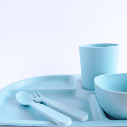 LimaLimes Divided Plate Set - Blue