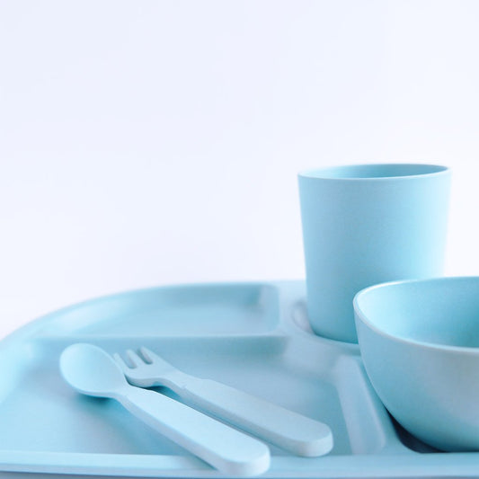 LimaLimes Divided Plate Set - Blue